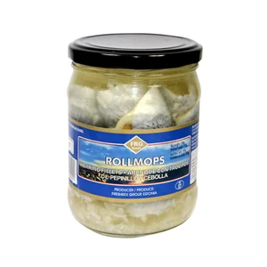 ROLLMOPS Arenques con trozos de pepinillos y cebollas