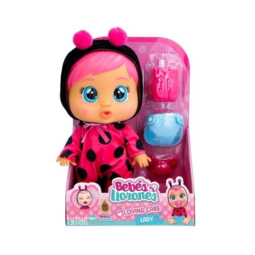 Muñeca Bebé BEBÉS LLORONES Loving Care Lady +18 meses