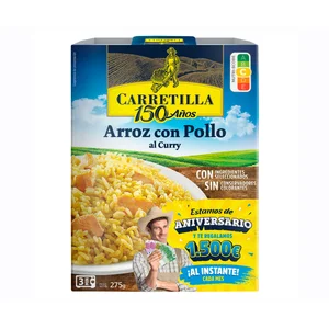 CARRETILLA Arroz con pollo al curry 300 g.