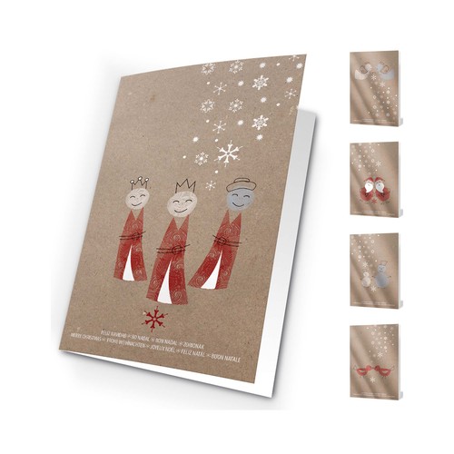 Pack 10 postales de navidad surtidas y 10 sobres, UNICEF.
