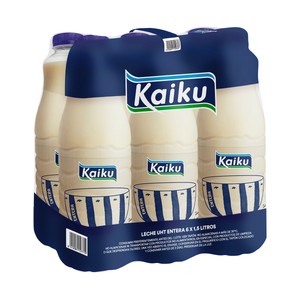precios Kaiku Leche De Vaca Entera 6 X 1.5 L. en Alcampo