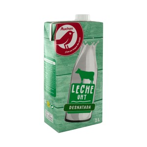 precios Auchan Leche Desnatada De Vaca 1 L. Producto Alcampo en Alcampo