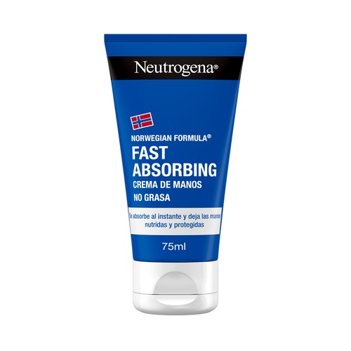 Crema de manos de textura ligera y rápida absorción NEUTRÓGENA 75 ml.