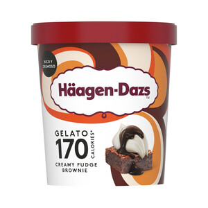 HÄAGEN-DAZS Tarrina de helado con salsa de chocolate, trocitos de brownie y queso mascarpone HÄAGEN-DAZS 460 ml.