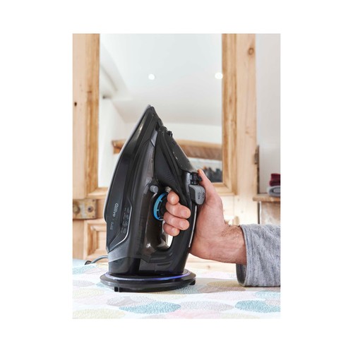Plancha de vapor inalámbrica QILIVE Q.5525, suela cerámica, potencia 2200W.