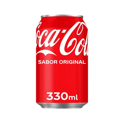 COCA COLA Refresco de cola sabor original lata de 330 ml.