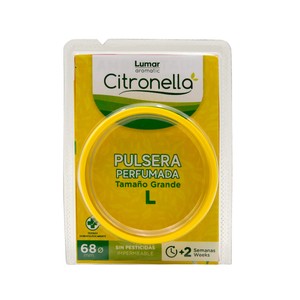 Pulsera de citronela talla L.