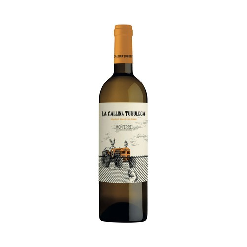 LA GALLINA TURULECA Vino blanco Godello con D.O. Monterrei botella 75 cl.