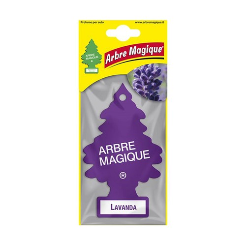 Ambientador de coche mono lavanda, ARBRE MAGIQUE.