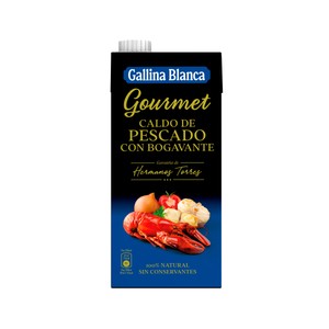 Imagen de GALLINA BLANCA Caldo gourmet de rape y bogavante 1 l.