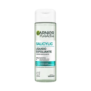 GARNIER Pure active salicylic Exfoliante líquido, apto para pieles sensibles 120 ml.