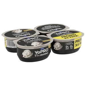 Imagen de YOPRO de Danone Leche fermentada desnatada sabor stracciatella y alto contenido en proteina 4 x 120 g.