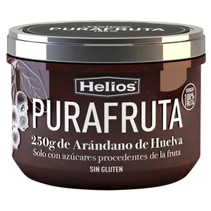 HELIOS PURAFRUTA Fruta para untar de arándano de Huelva 250 g.