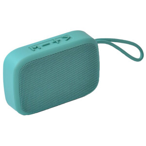Mini altavoz QILIVE Q.1297 por batería, Bluetooth, 4W potencia, USB reproductor, color verde.