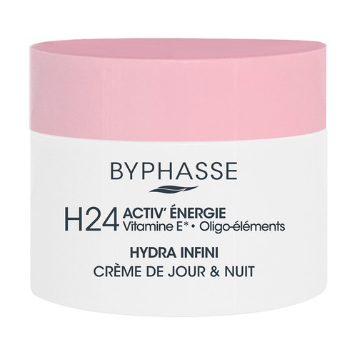 BYPHASSE Crema facial día y noche con Q10, FPS 10 y acción hidratante BYPHASSE Hydra infini 50 ml.