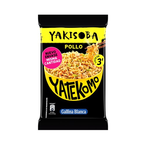 Imagen de Noodles pollo YATEKOMO 93 g.