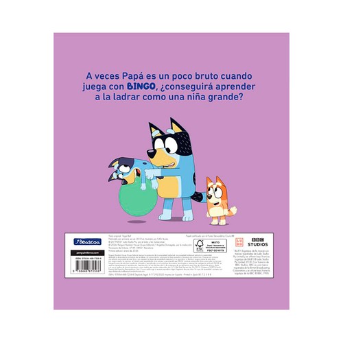 Bluey. Un cuento - la pelota de yoga. BEASCOA