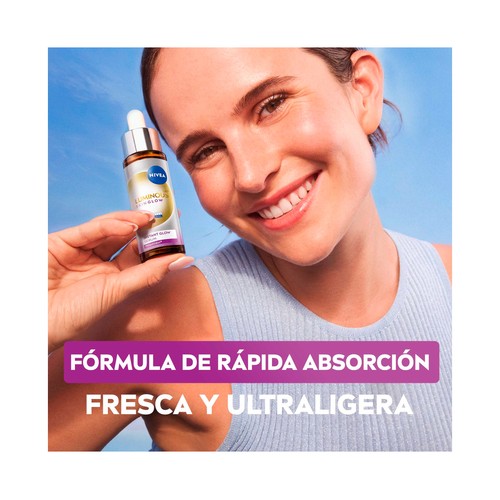 NIVEA Luminous 630 skin glow Sérum instatáneo hidratante y reductor de manchas 30 ml.