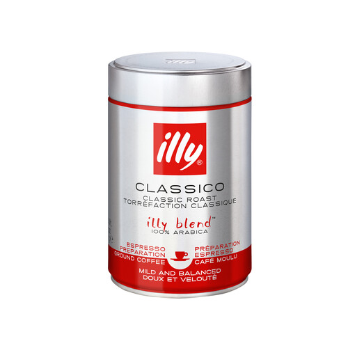 Café molido Espresso de tueste medio ILLY 250 g.