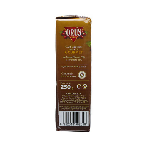 ORÚS Café molido mezcla (75/25) 250 g.