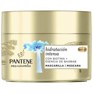 PANTENE Mascarilla hidratación intensa con Biotina y esencia de Baobab PANTENE Hydra pro miracles 160 ml.