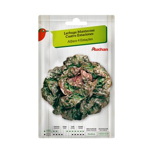 Imagen de Sobre de semillas para sembrar lechugas de la variedad mantecosa cuatro estaciones PRODUCTO ALCAMPO.