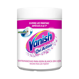 VANISH Quitamanchas para ropa blanca sin lejía VANISH OXI ACTION900 g.