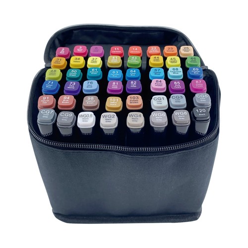 Set artístico con 48 rotuladores de colores, PRODUCTO ALCAMPO