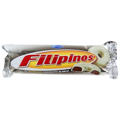 FILIPINOS Galletas con chocolate blanco 128 g.
