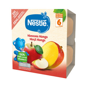 NESTLÉ Tarrinas de manzana y mango, a partir de 6 meses NESTLÉ.