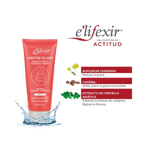 E"LIFEXIR Emulsión reductora con acción reafirmante E"LIFEXIR Vientre plano 200 ml.