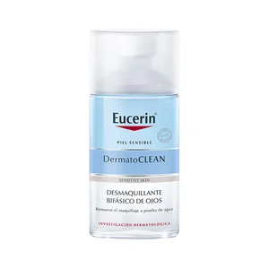EUCERIN Loción (agua) micelar para la zona de los ojos, especial pieles sensibles EUCERIN Dermato clean 125 ml.
