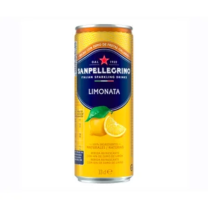 SAN PELLEGRINO Agua con gas y zumo de limon 330 ml.