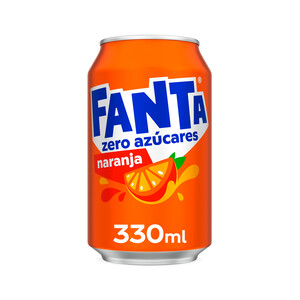 Imagen de FANTA ZERO Refresco de naranja lata zero azúcares de 330ml