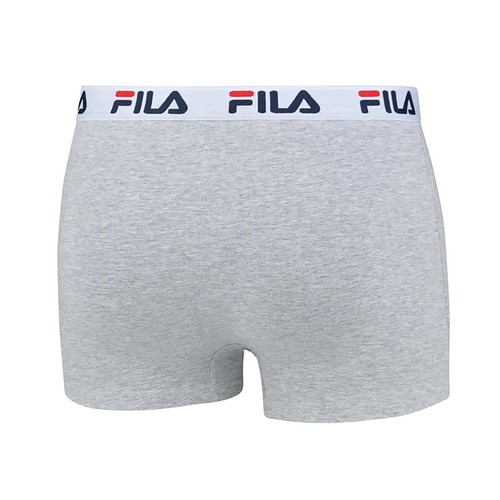 Pack 2 boxer FILA, color gris, talla XXL