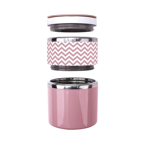 Recipiente térmico doble para alimentos y bebidas, 0,9 litros, Lunchbox IRIS.