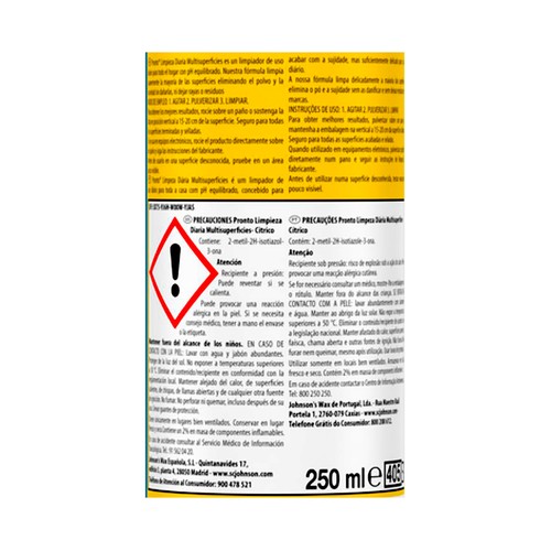 PRONTO Limpiador multisupercicies con aroma lima PRONTO 250 ml.