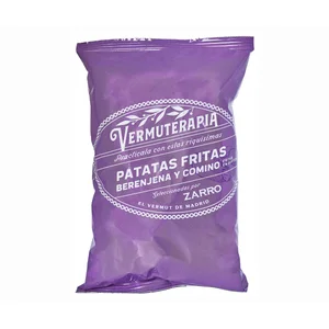 VERMUTERAPIA Patatas fritas de berenjena y comino 130 g.