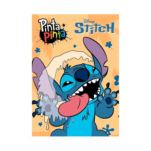 Stitch. Pinta pinta. Disney. LIBROS DISNEY