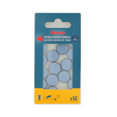 Patín adhesivo deslizante de 30 mm, 8 unidades, ALCAMPO.