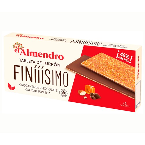 EL ALMENDRO Turrón finísimo crocanti 180 g.