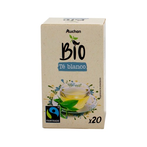 ALCAMPO ECOLÓGICO Té blanco Bio 20 uds. 28 g.