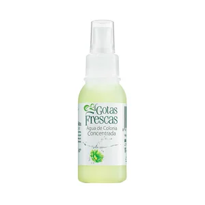 GOTAS FRESCAS Agua de colonia concentrada con vaporizador en spray 80 ml.
