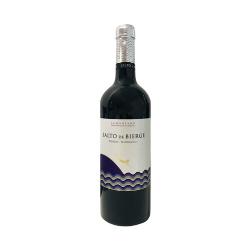 SALTO DE BIERGE Vino tinto con D.O. Somontano botella de 75 cl.