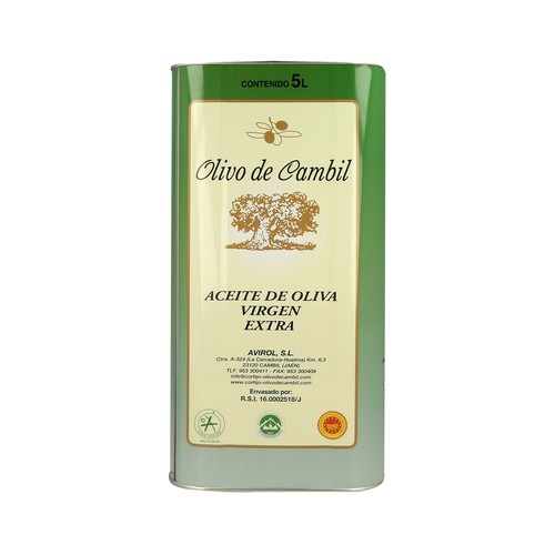 OLIVO DE CAMBIL Aceite de oliva virgen extra lata de 5 l.