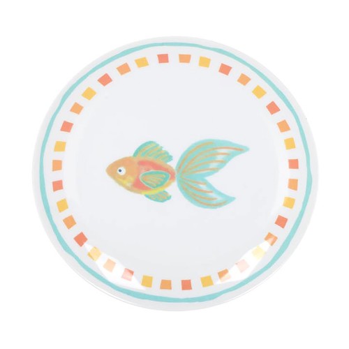 Plato postre 20cm sestri melamina peces. SANTA CLARA