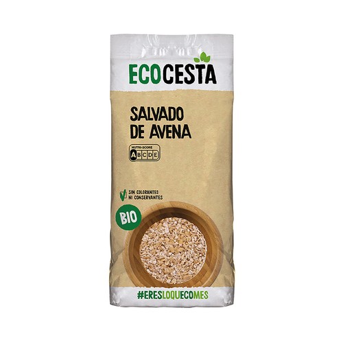 Salvado de avena de agricultura ecológica ECOCESTA 500 g.