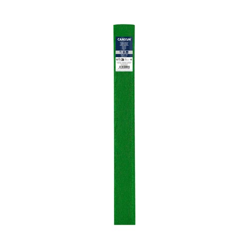 Rollo crespón 50x250 cm color verde billar. CANSON
