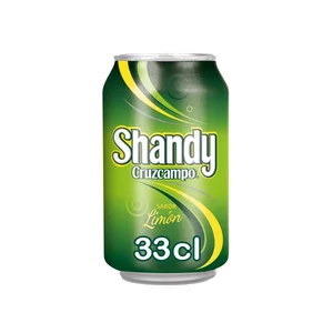 CRUZCAMPO SHANDY Cerveza con limón lata de 33 cl.