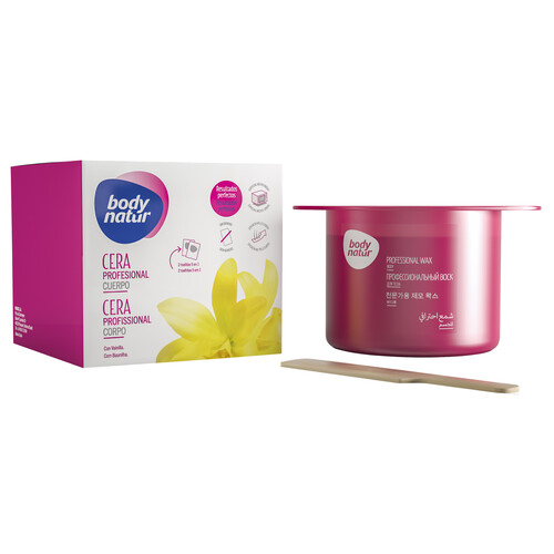 Cera especial microondas, para brazos, piernas y retoques BODY NATUR 250 g.